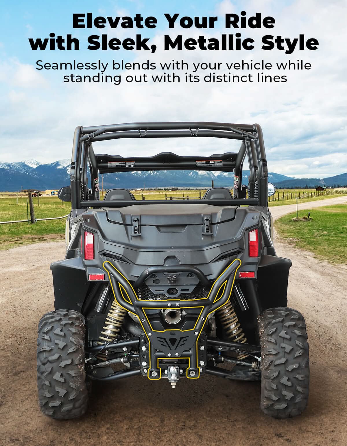 KEMIMOTO ZFORCE 950 paraurti posteriore metallo