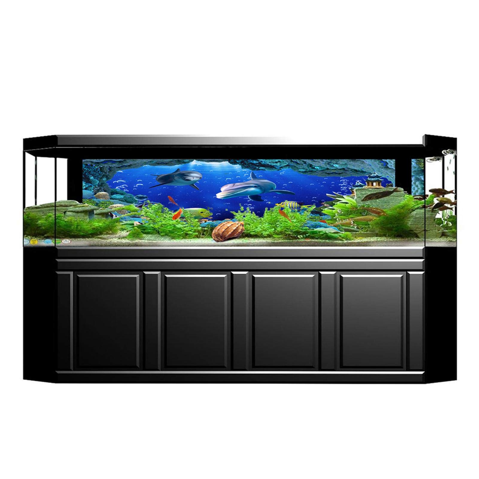 Kuuleyn Sfondo Acquario Adesivo PVC 122x50 cm Sea World