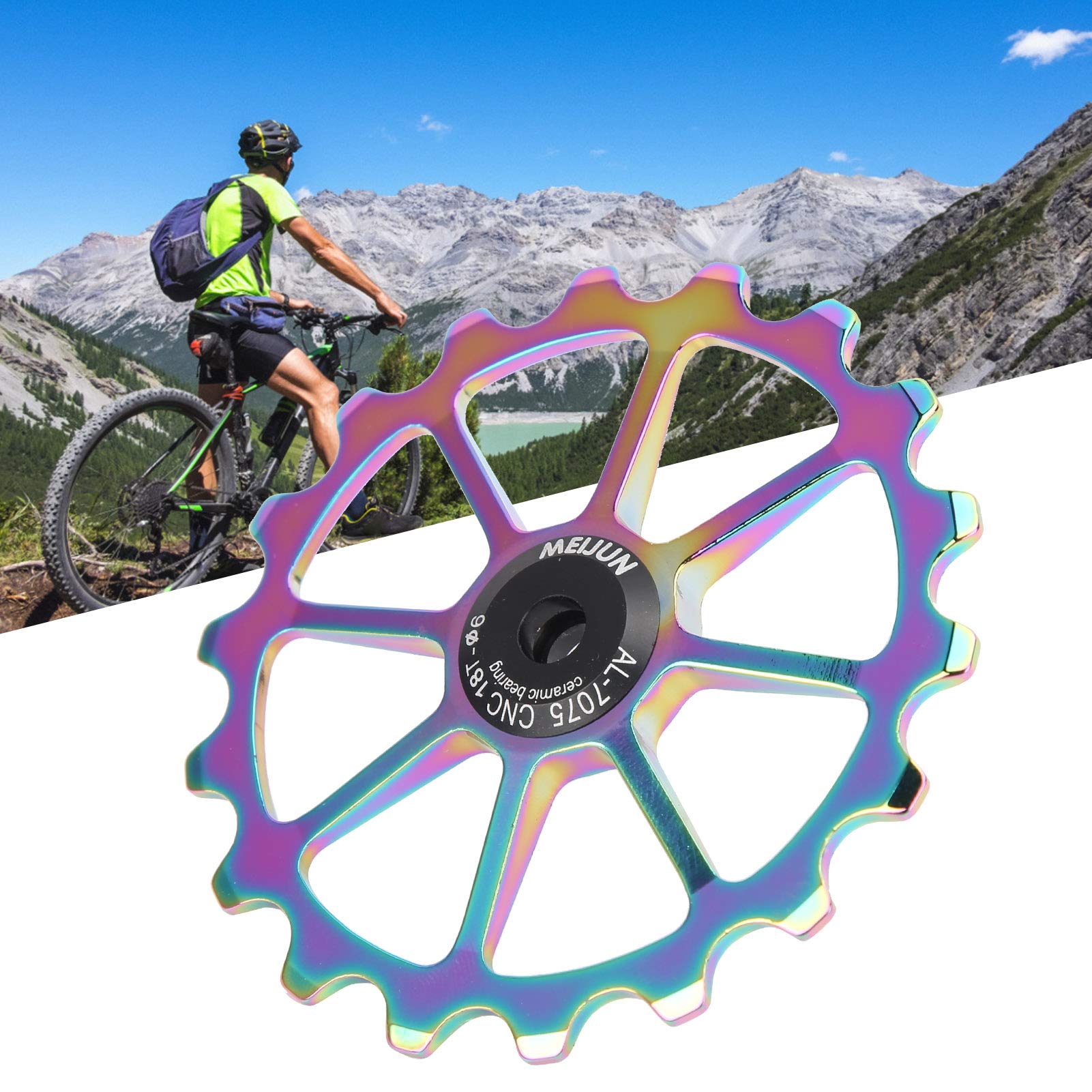 Kuuleyn Puleggia Deragliatore 18T Multicolore Ceramica