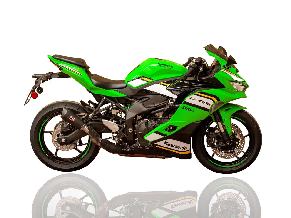 QD Exhaust Gunshot Kawasaki ZX-4RR scarico Slip-On Dark