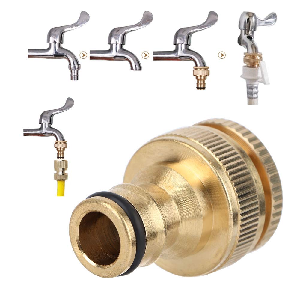 Kuuleyn Connettore Tubo 3/4 Ottone Giardino Rapido