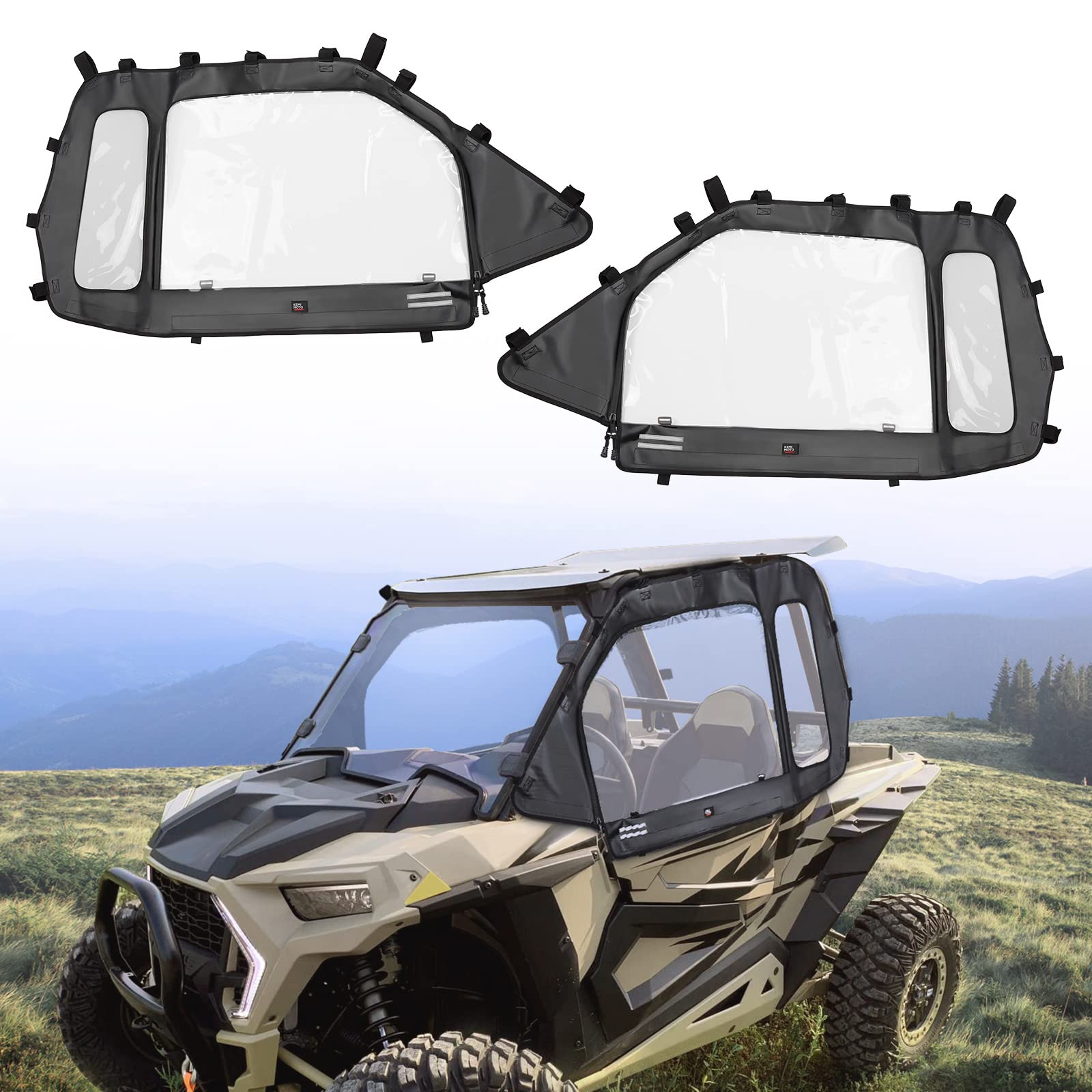 KEMIMOTO RZR XP 1000 parabrezza anteriore 2019-2023 PMMA