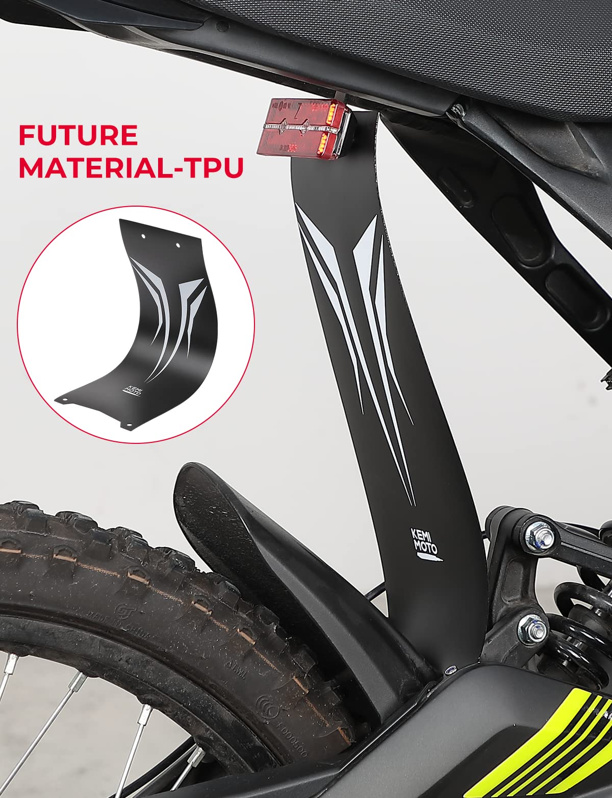 KEMIMOTO Light Bee parafango posteriore Sur-Ron Talaria 330 mm