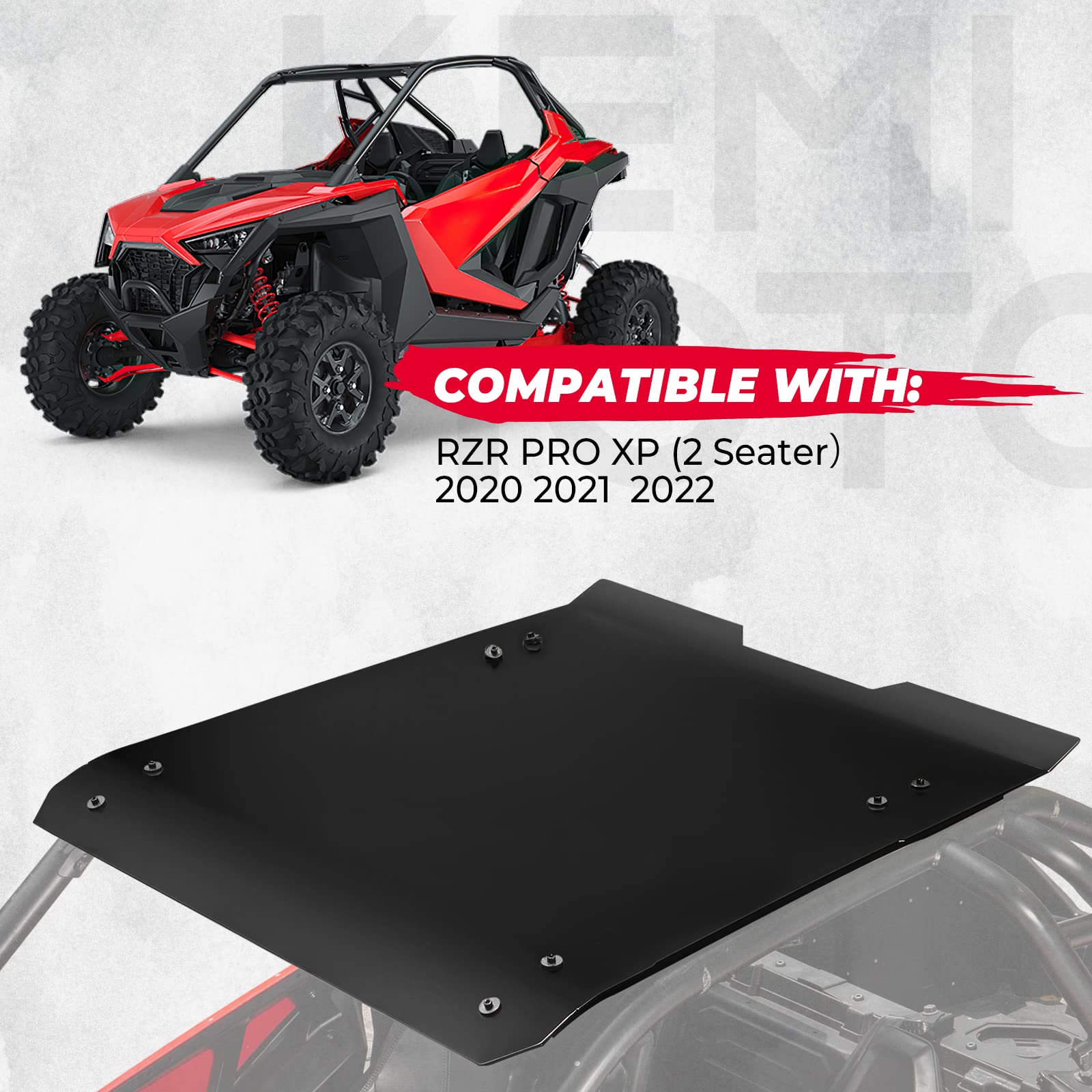 KEMIMOTO RZR PRO XP tetto rigido alluminio nero