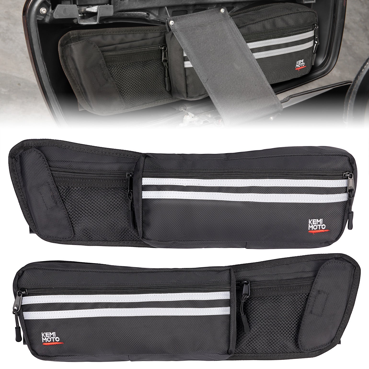 Kemimoto Touring organizer borse laterali 2 pezzi 3 tasche