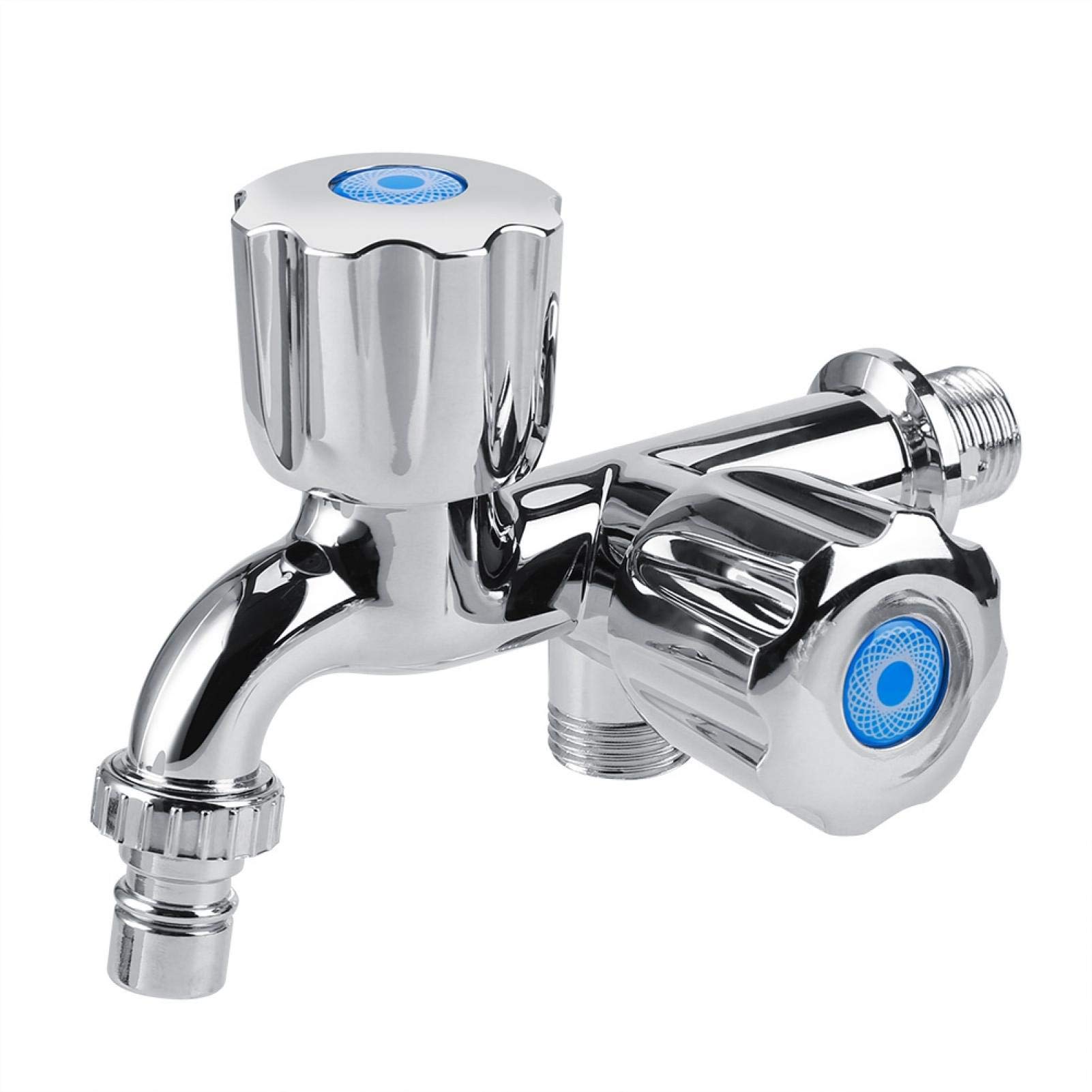 Kuuleyn Rubinetto Acqua Fredda ABS Cromato G1/2 Doppio Feritoia