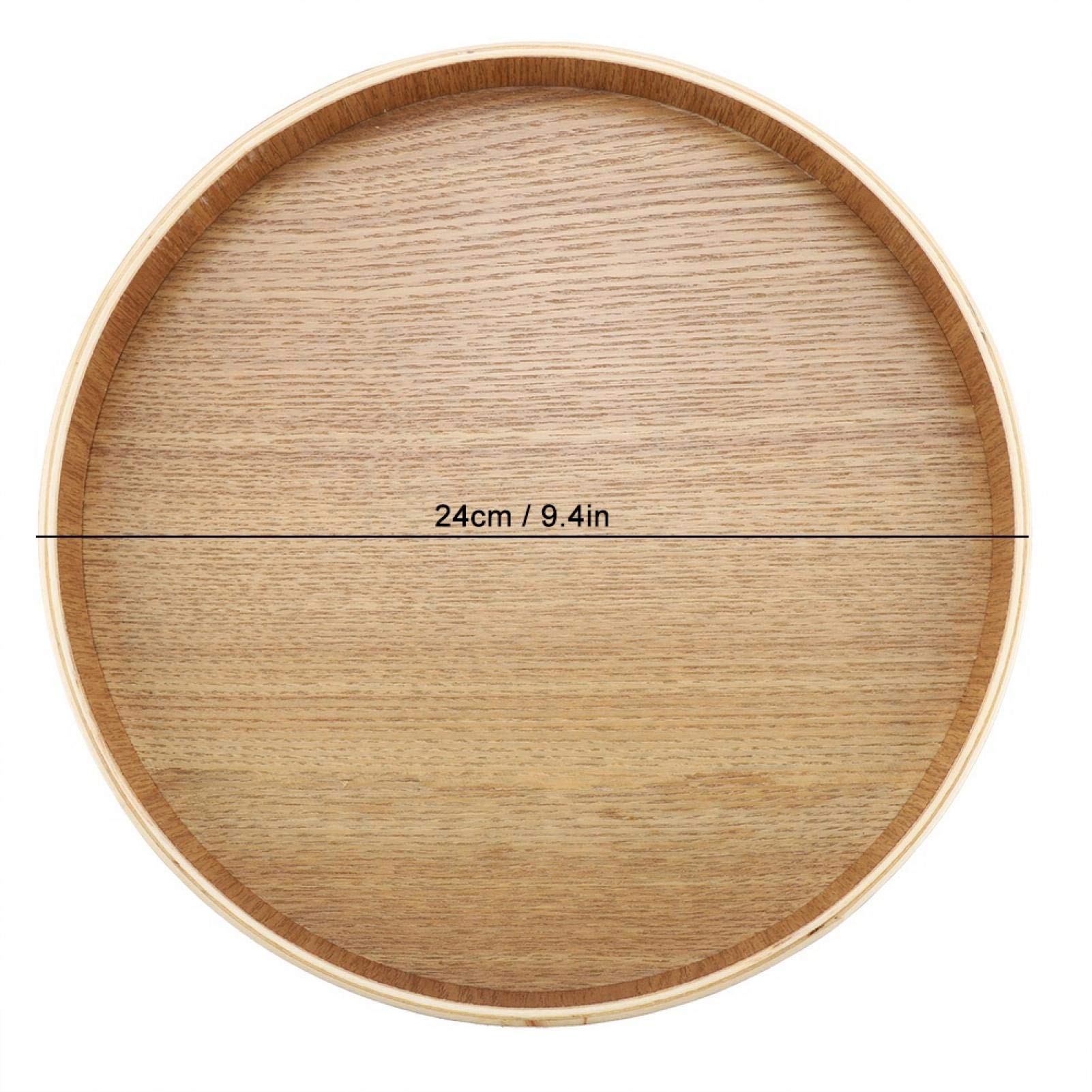 Kuuleyn vassoio legno 24 cm rotondo vintage