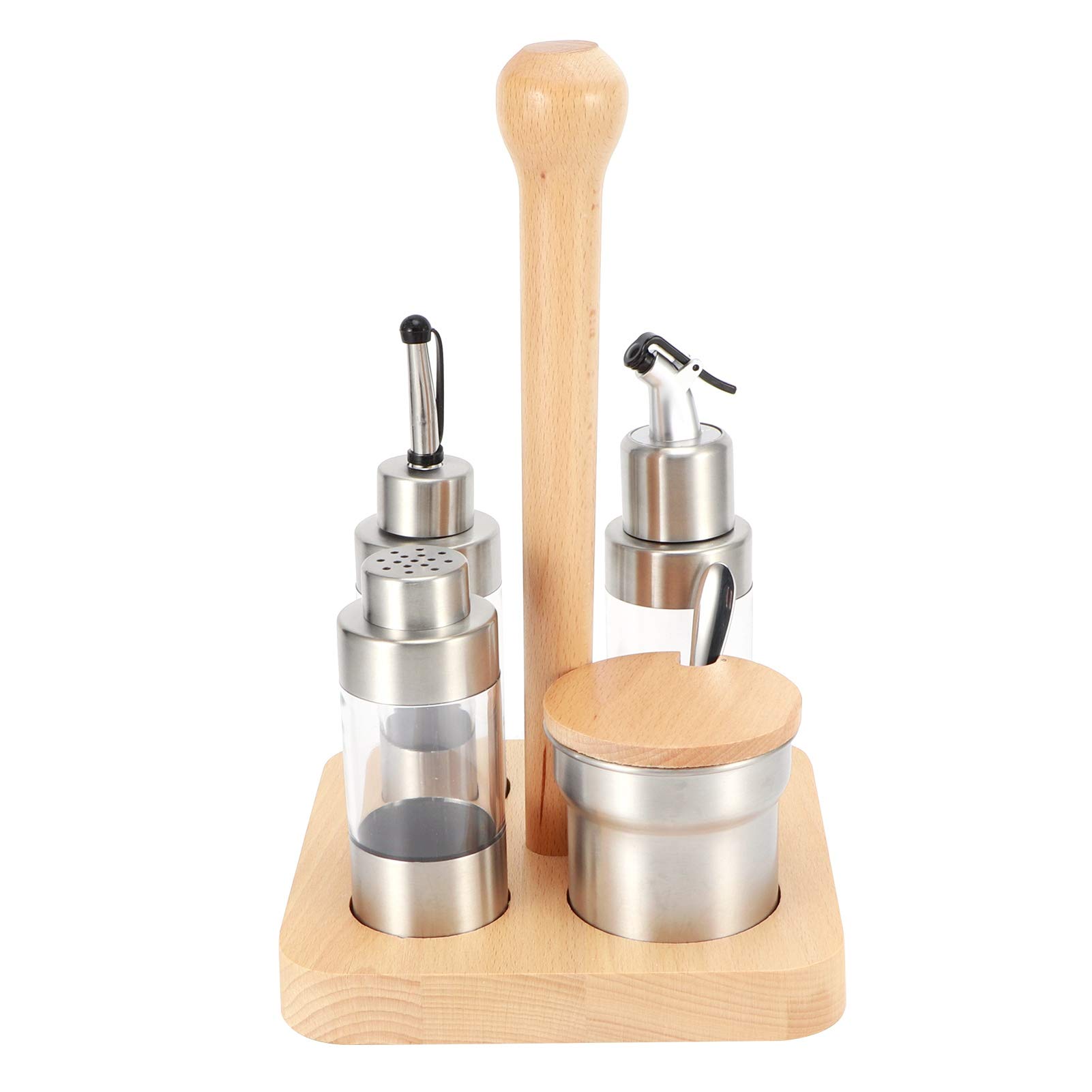 Kuuleyn Set portaspezie quadrato Piazza acciaio inox