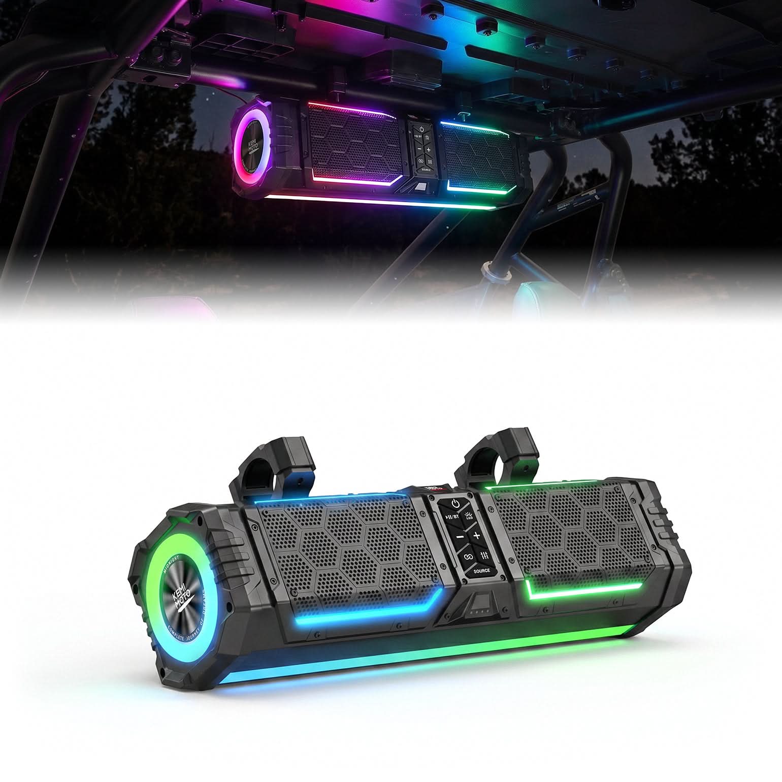 KEMIMOTO Midnight 50 Gen2 Soundbar UTV 20 Pollici RGB