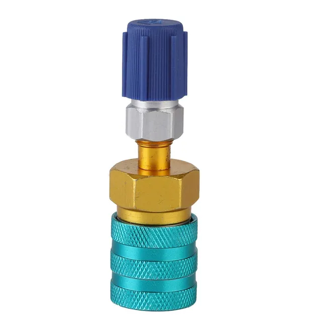 Kuuleyn QC1234L adattatore clima auto lato bassa R1234YF ottone