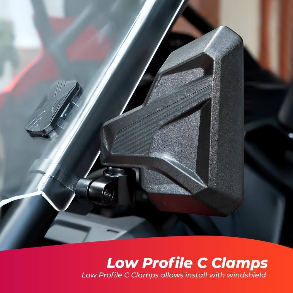 KEMIMOTO UTV specchietti laterali 1.6-2 pollici convessi