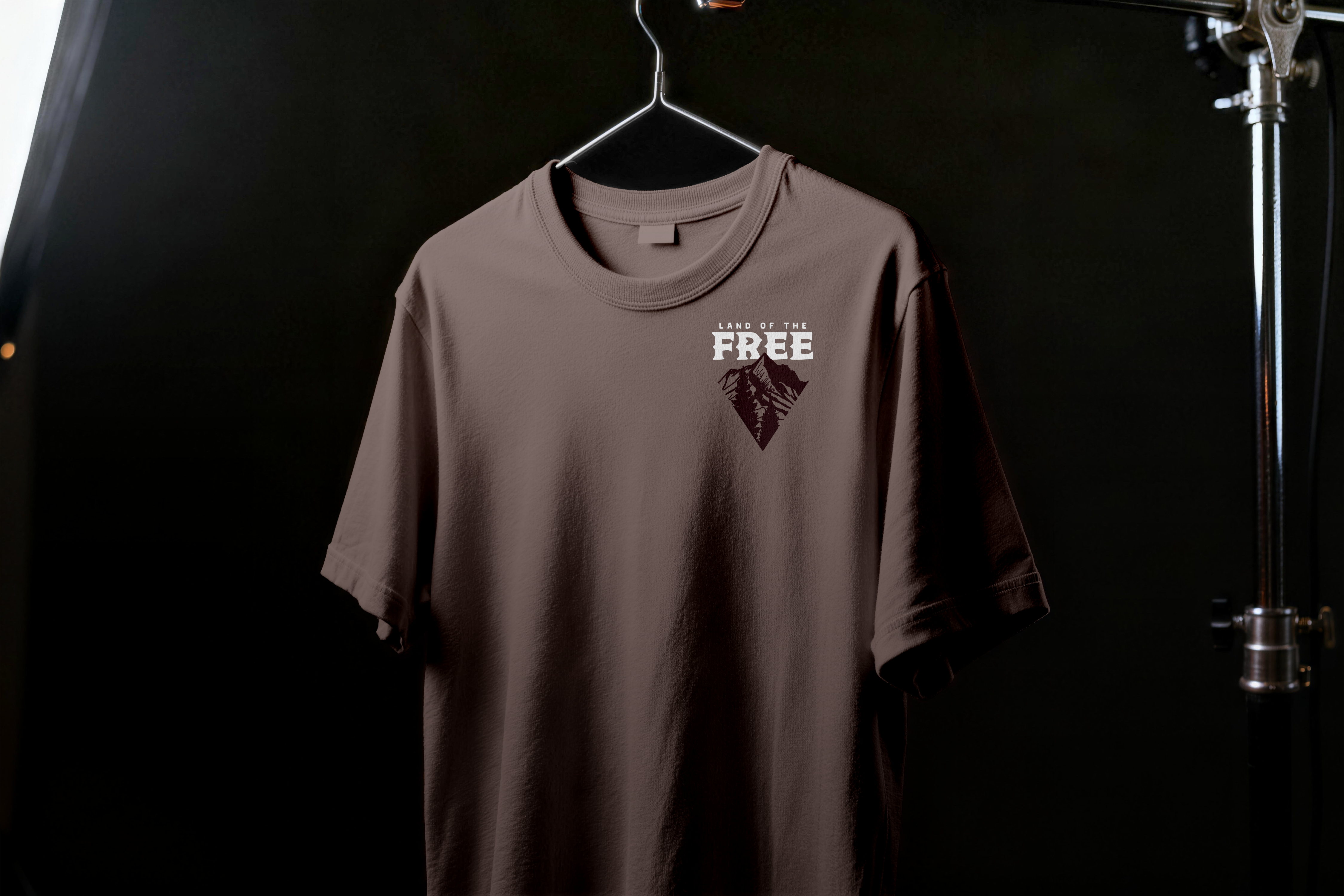 GEN-Y Hitch Land of Free t-shirt cotone Mauve premium