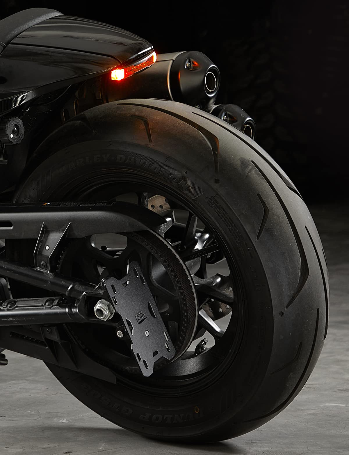 Kemimoto Sportster S RH1250 portatarga laterale alluminio LED
