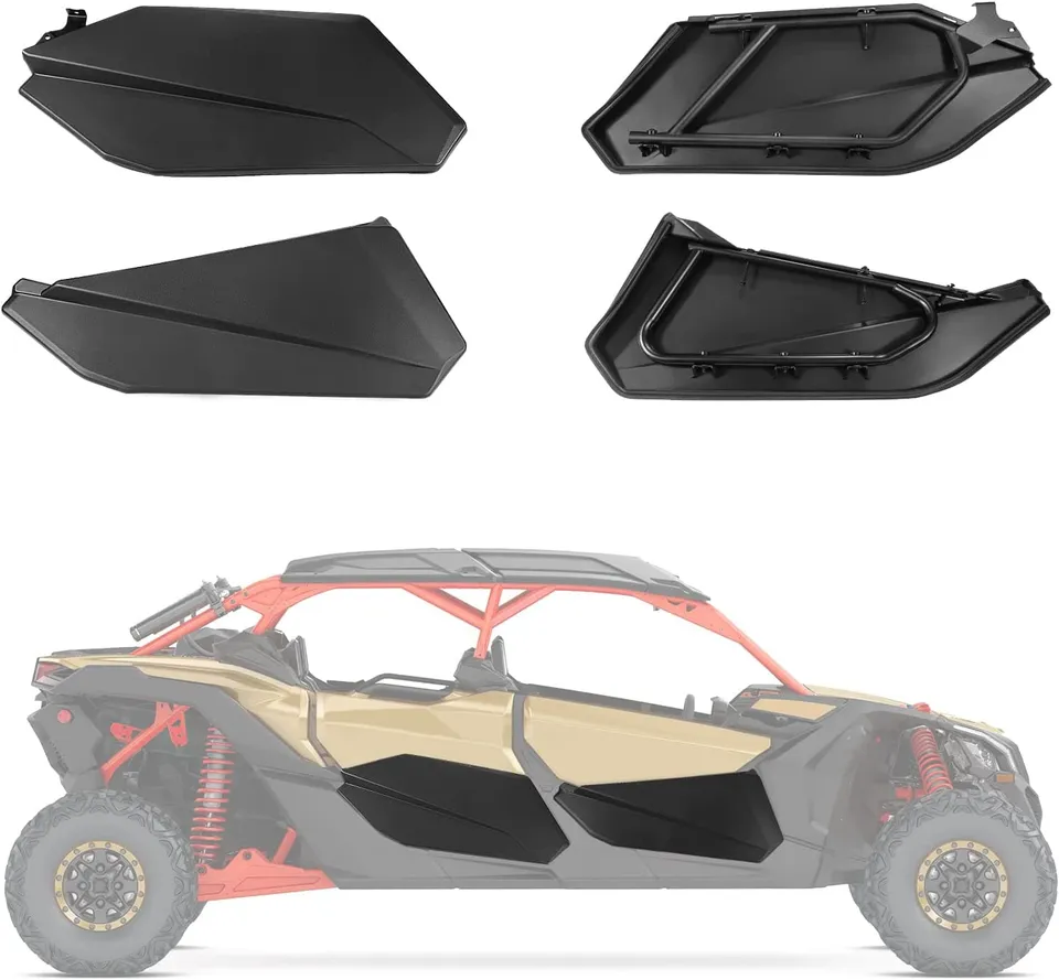 KEMIMOTO Pannelli Porta Inferiori Maverick X3 MAX 4pz Acciaio