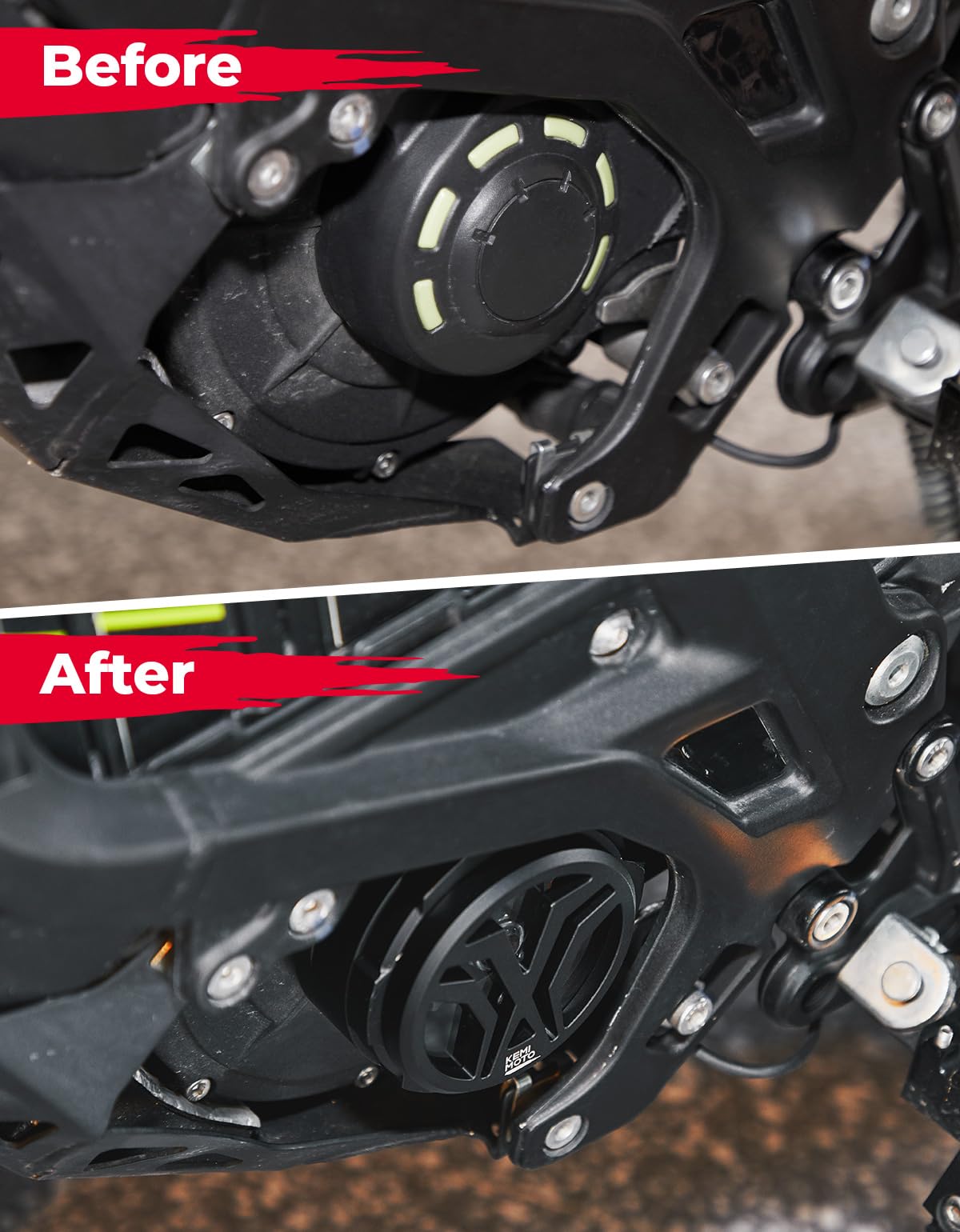 KEMIMOTO Cover Motore Sur-Ron Light Bee in Alluminio CNC