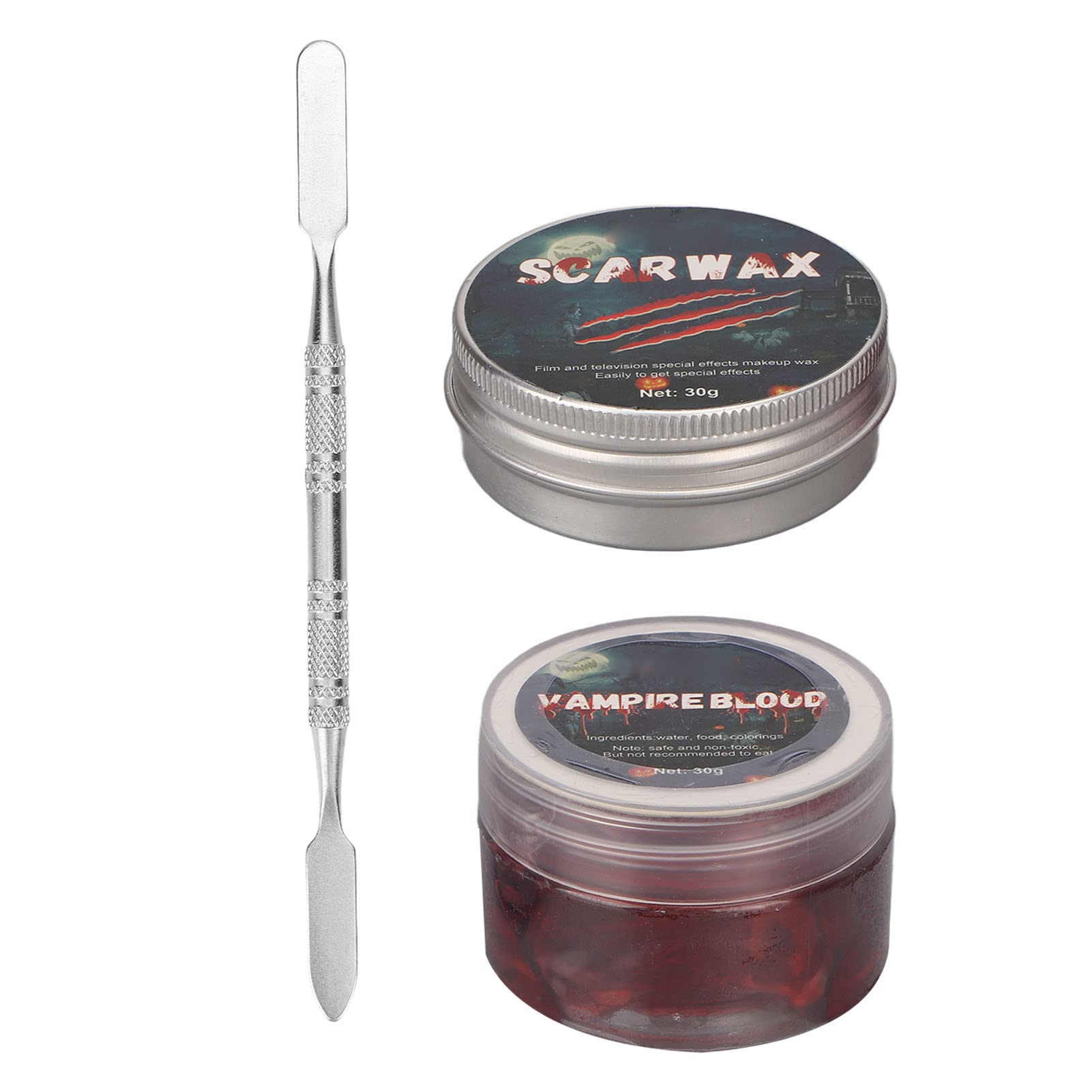 Kuuleyn Kit Trucco SFX Halloween Cera Cicatrici Sangue Finto