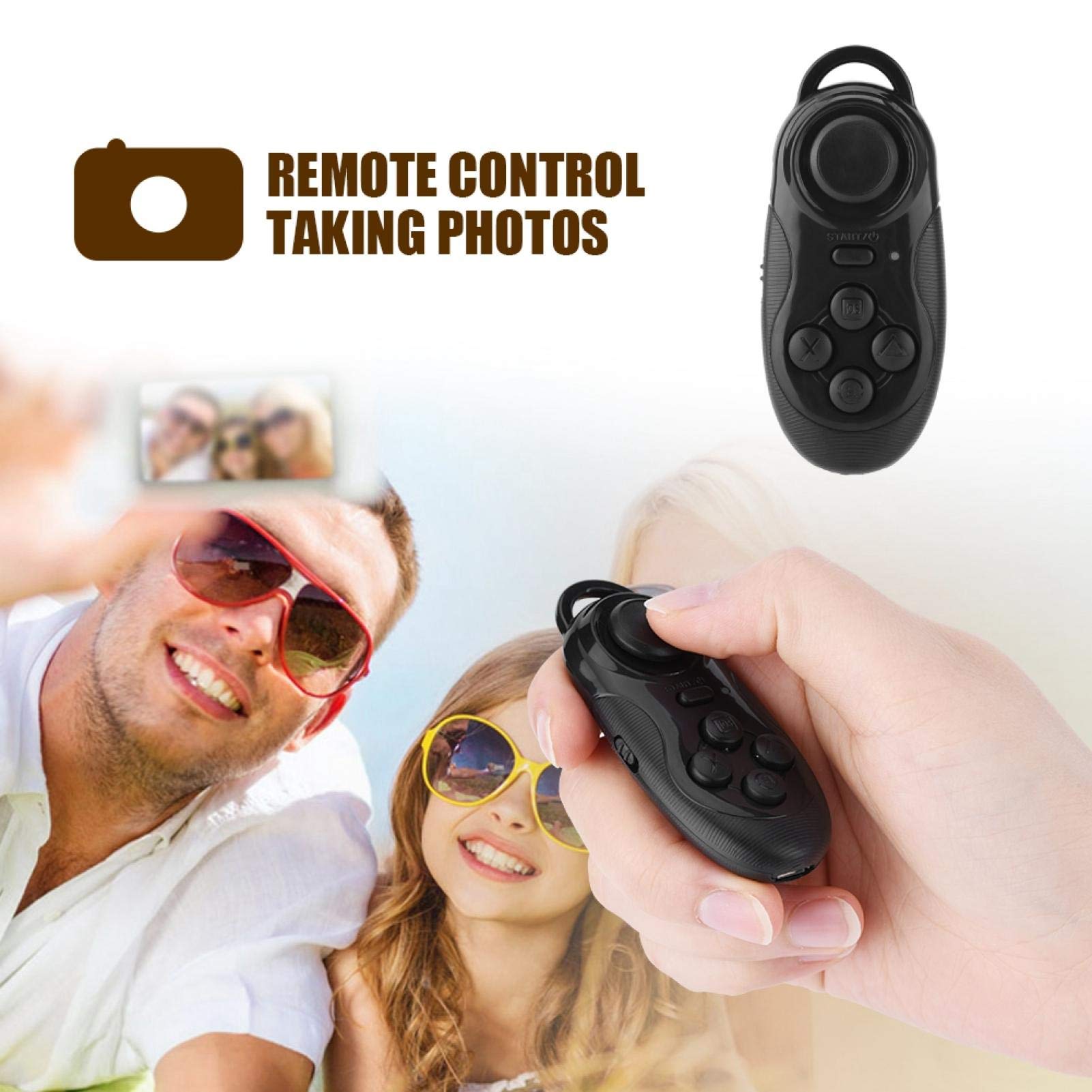 Kuuleyn mini gamepad wireless selfie 10 m nero
