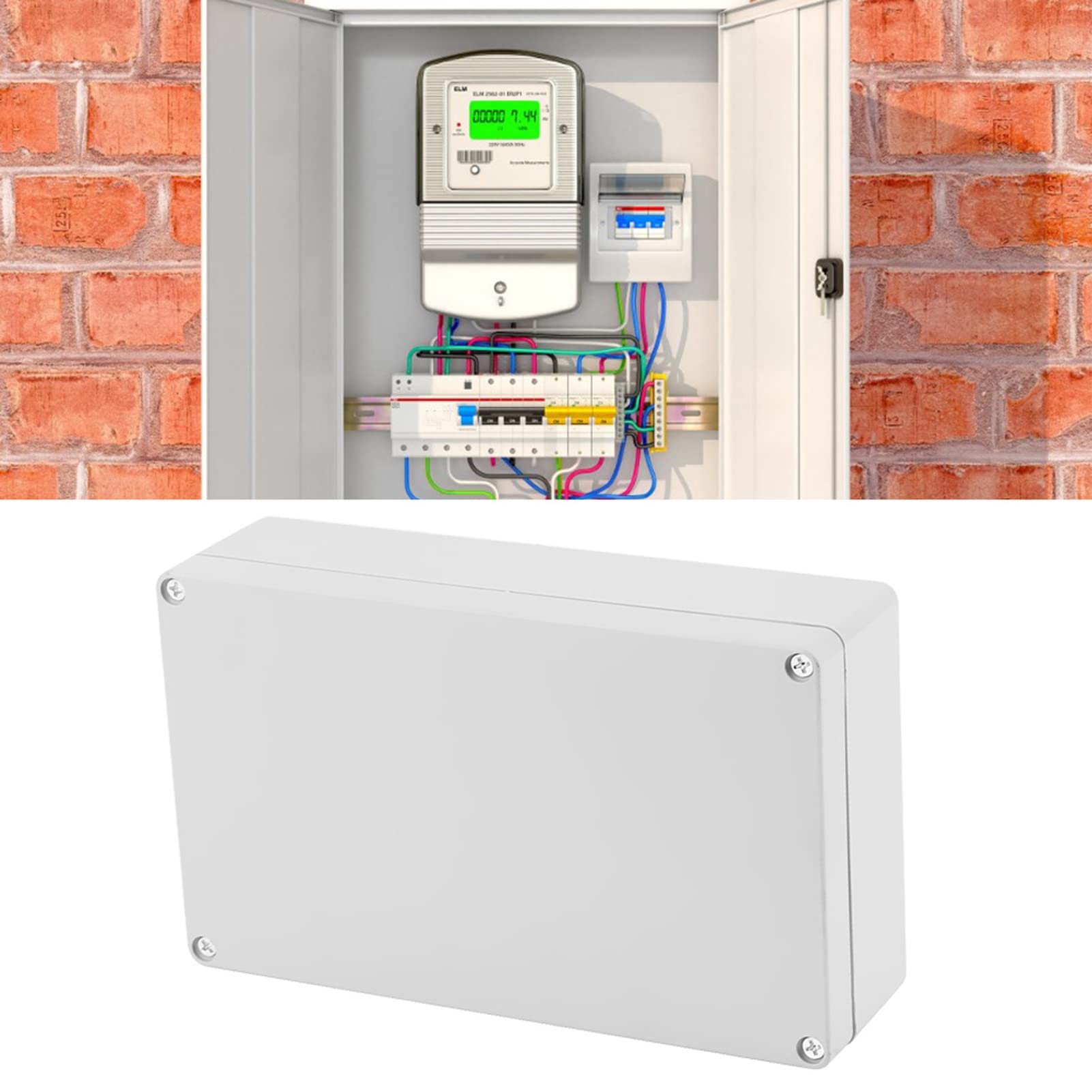Kuuleyn IP65 scatola di derivazione stagna 200x120x56 mm bianca