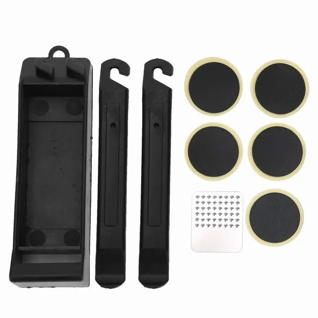 Kuuleyn Kit Riparazione Bici Toppe Senza Colla con Leve