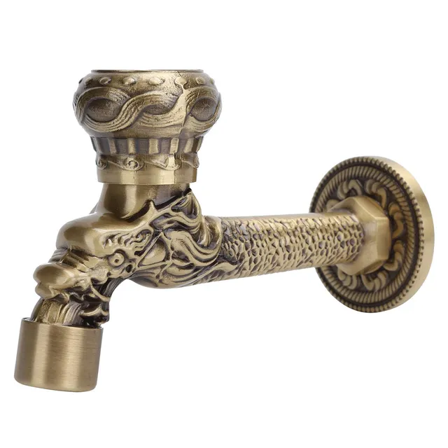 Kuuleyn rubinetto parete ottone antico G1/2 acqua fredda