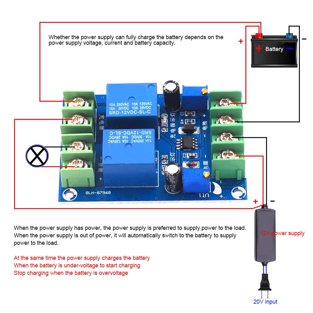 Kuuleyn Modulo Commutazione Automatica 12V 10A DC