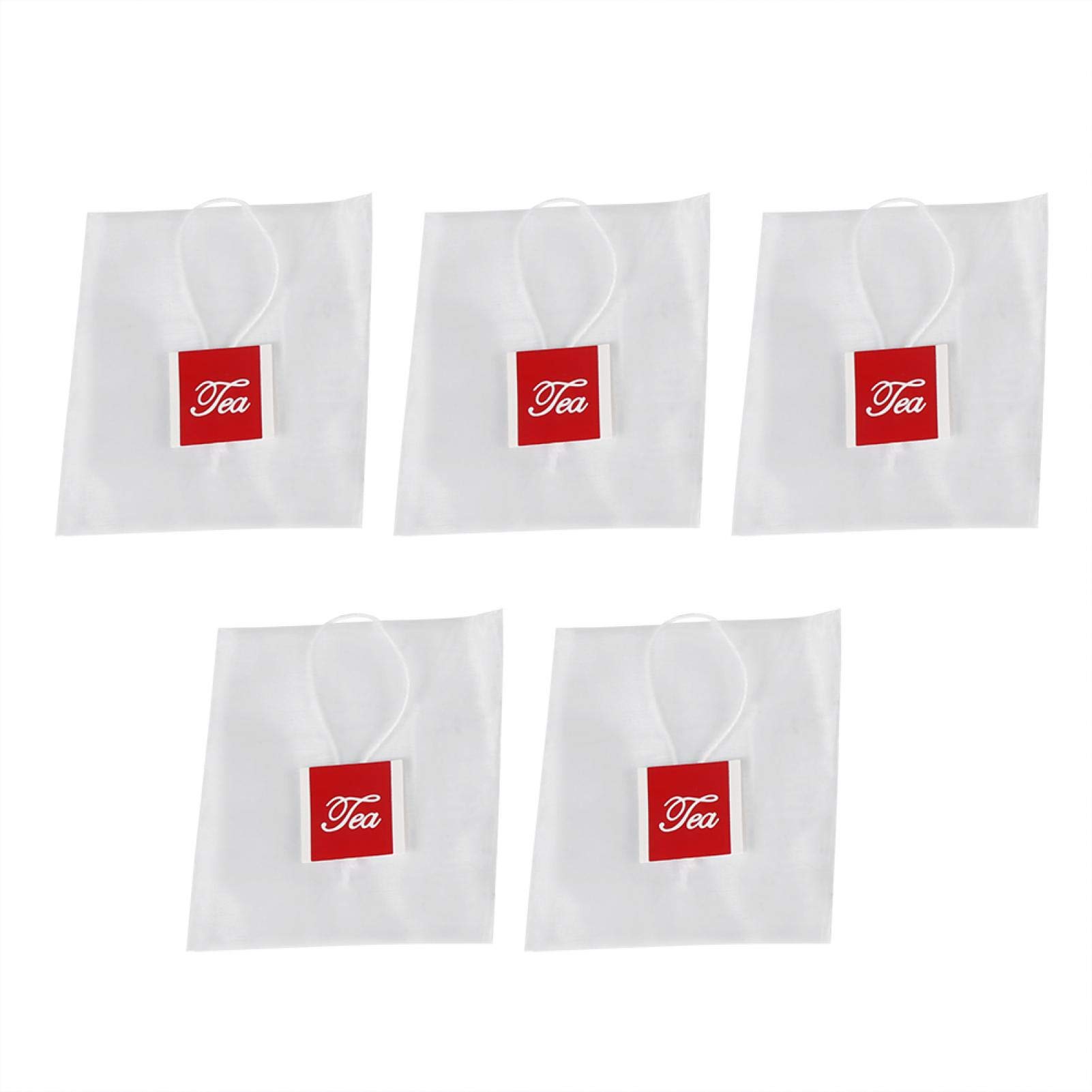 Kuuleyn sacchetti filtro tè nylon 100 pezzi 7x6 cm