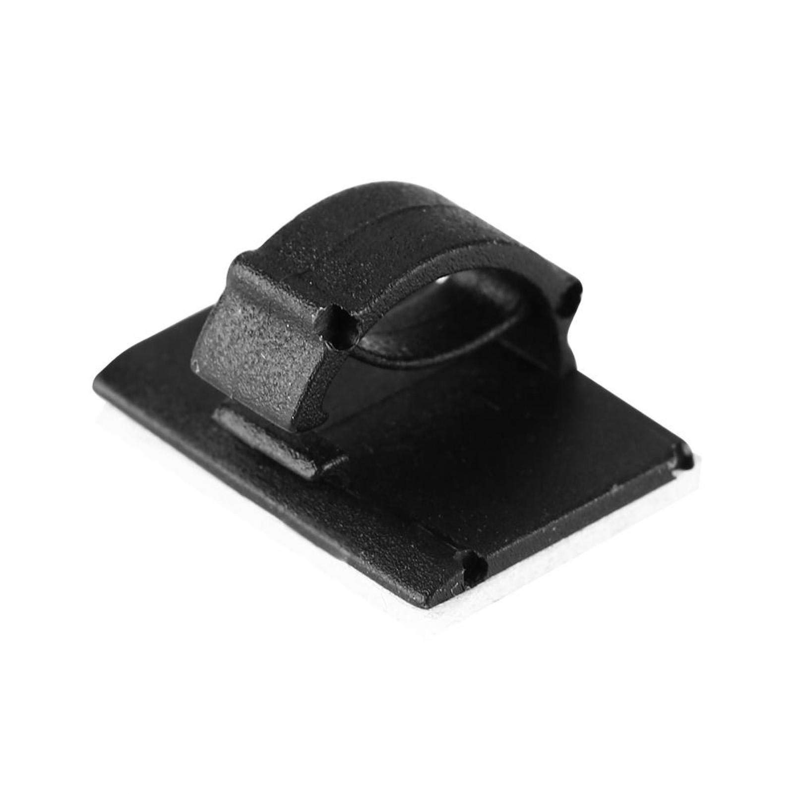 Kuuleyn Clip Fermacavo Auto Nere Adesive 40 Pezzi Taglia L