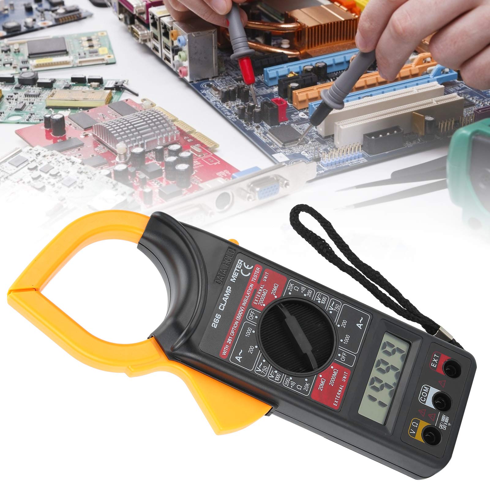 Kuuleyn DT-266 multimetro pinza amperometrica digitale LCD