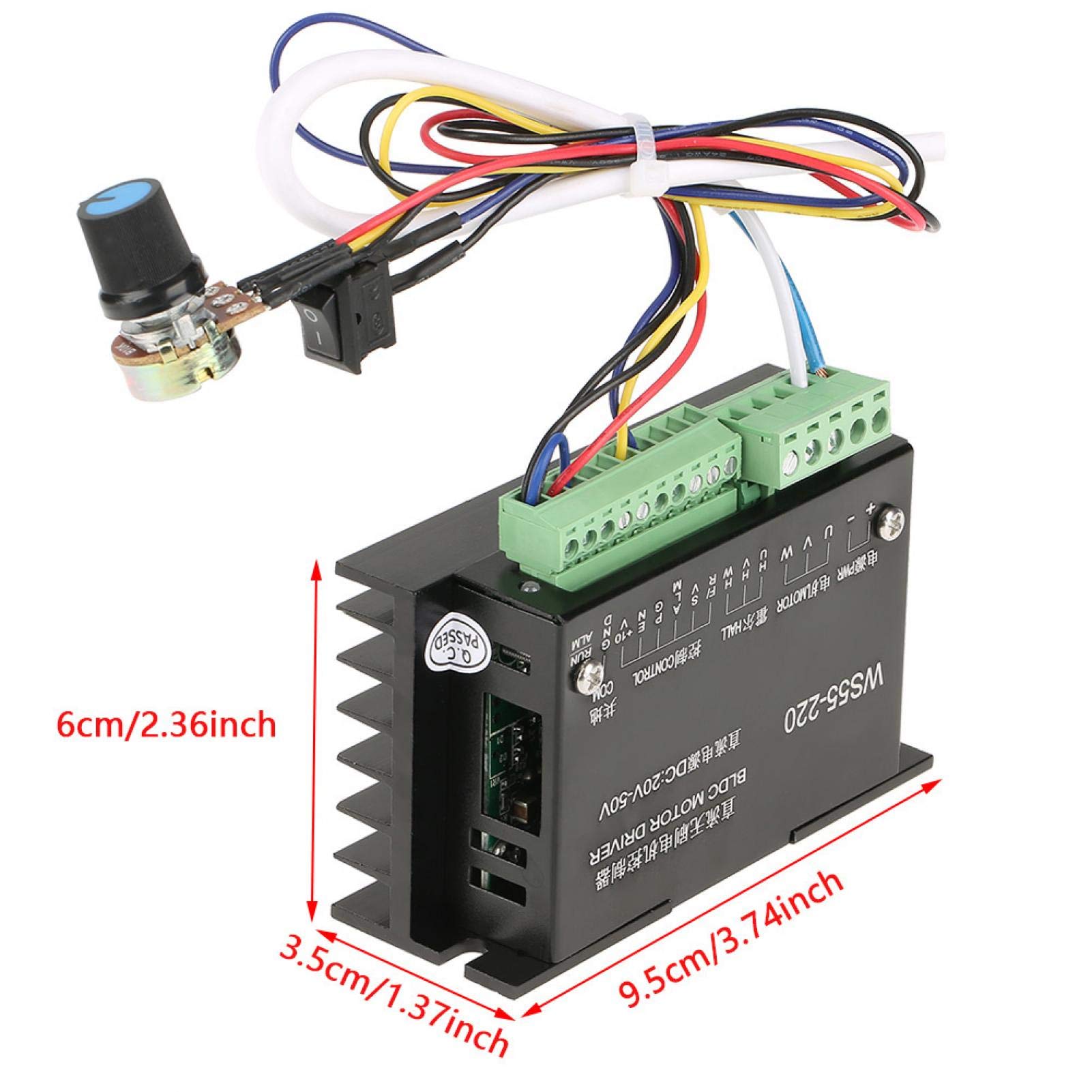 Kuuleyn WS55-220 Controller Motore BLDC 500W 20-50V
