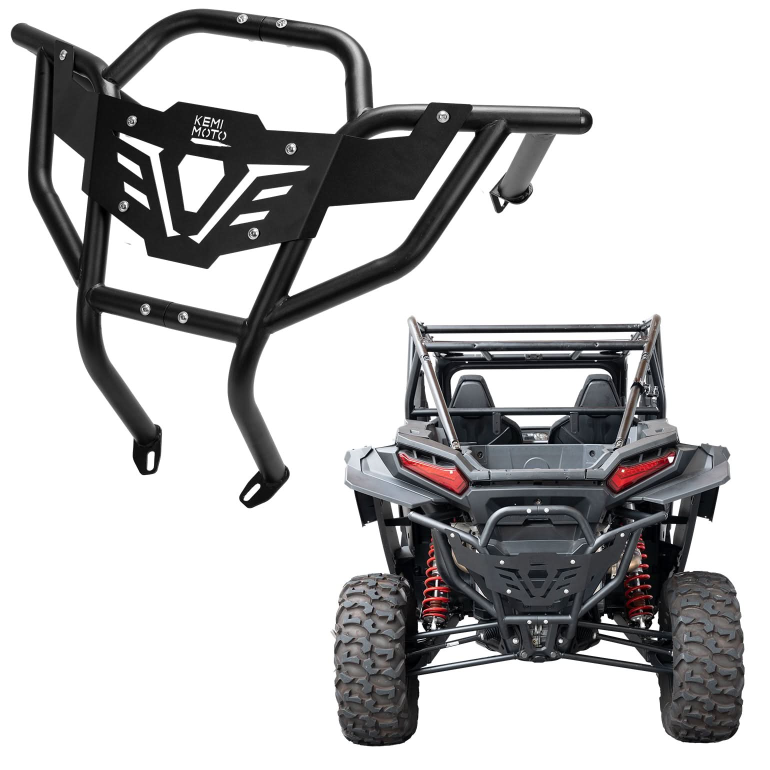 Kemimoto RZR XP 1000 paraurti posteriore acciaio 38 mm