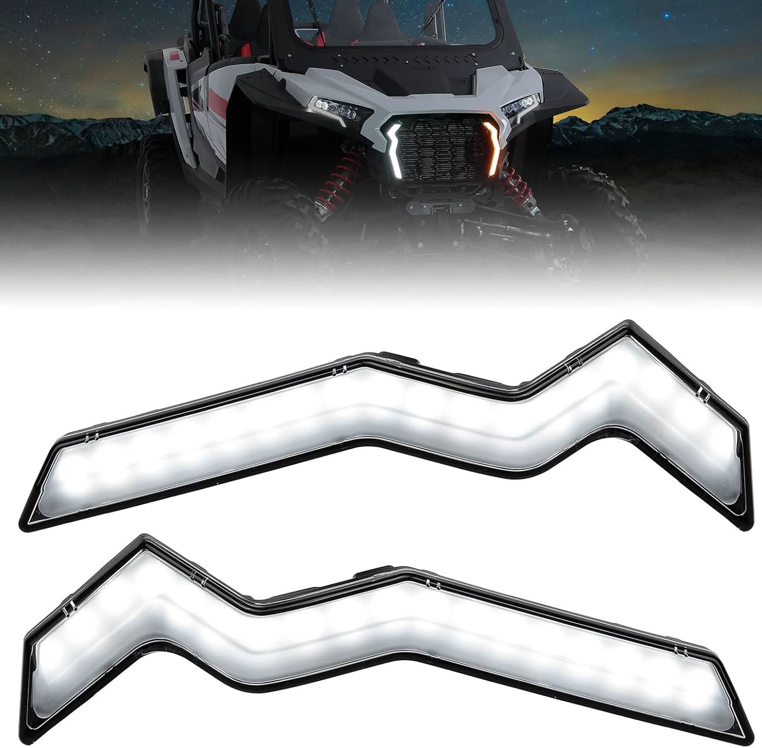 KEMIMOTO Luci Diurne LED per Polaris RZR XP 1000 dal 2024