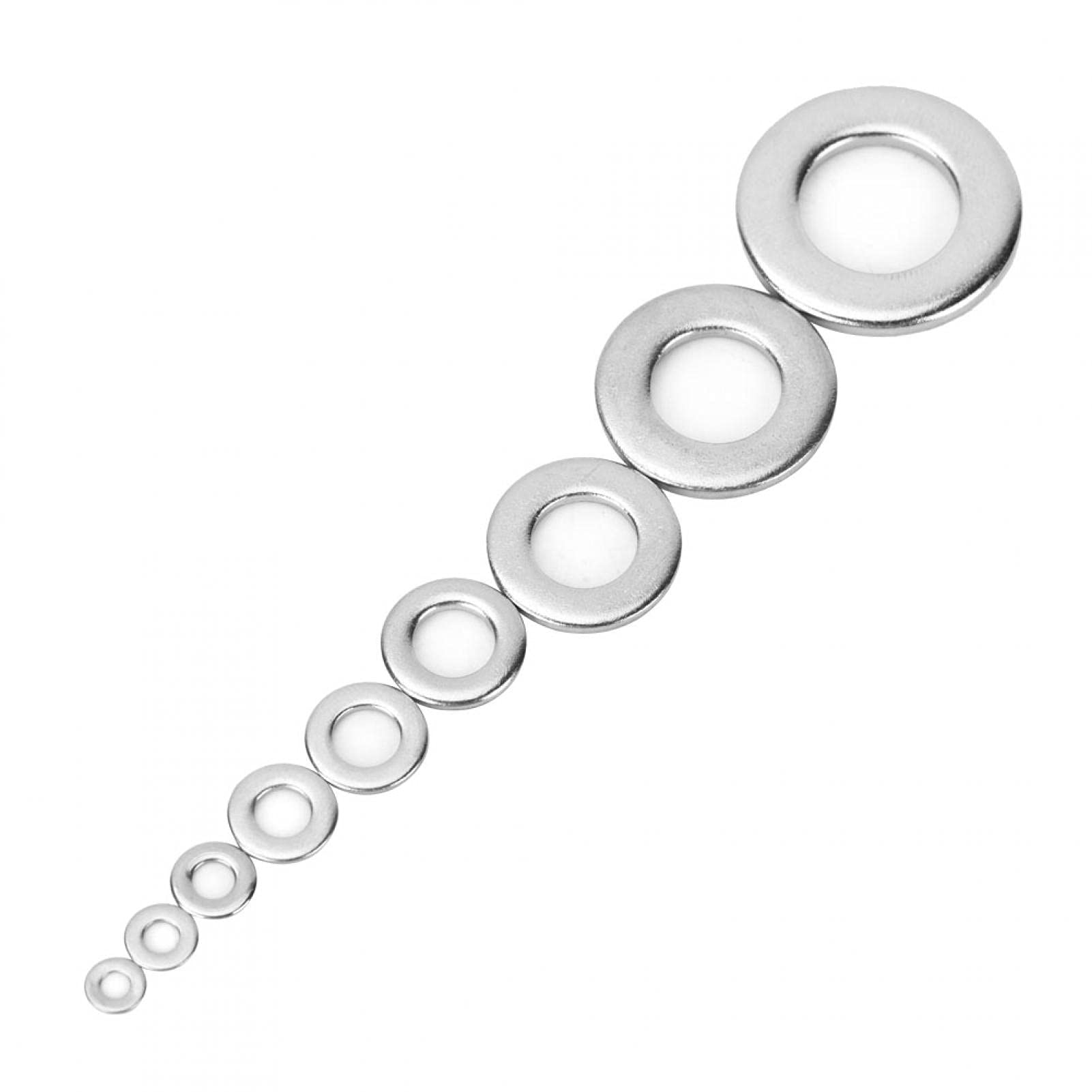 Kuuleyn M2-M12 kit rondelle piatte 580 pezzi acciaio inox