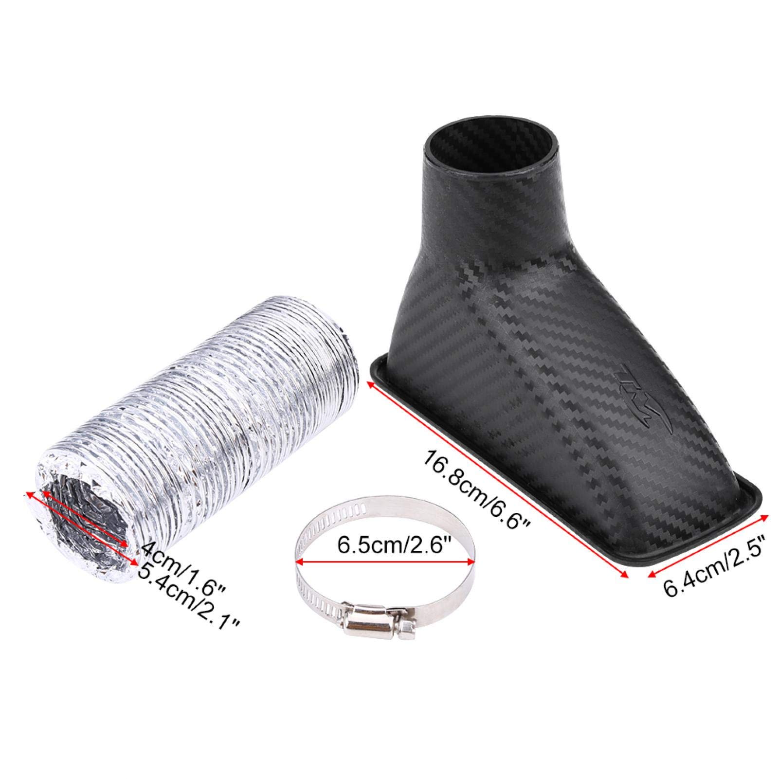 Kuuleyn universale imbuto aspirazione turbo ABS nero