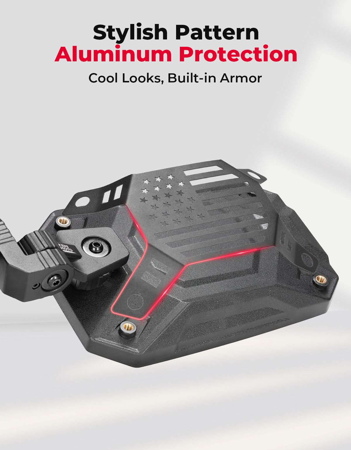 Kemimoto Specchietti Laterali UTV Alluminio Vista Larga
