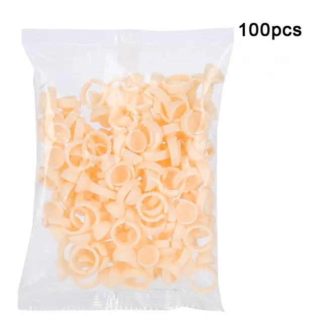 Kuuleyn Anellini Tatuaggio Small No Separation Silicone 100 Pezzi