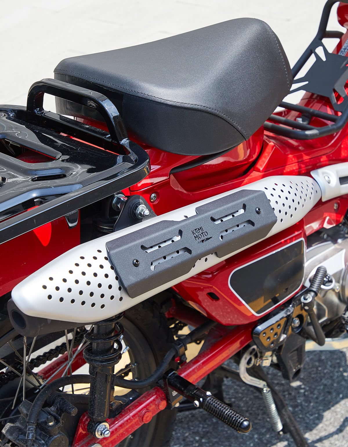 Kemimoto Paracalore Scarico Acciaio per CT125 Trail 125