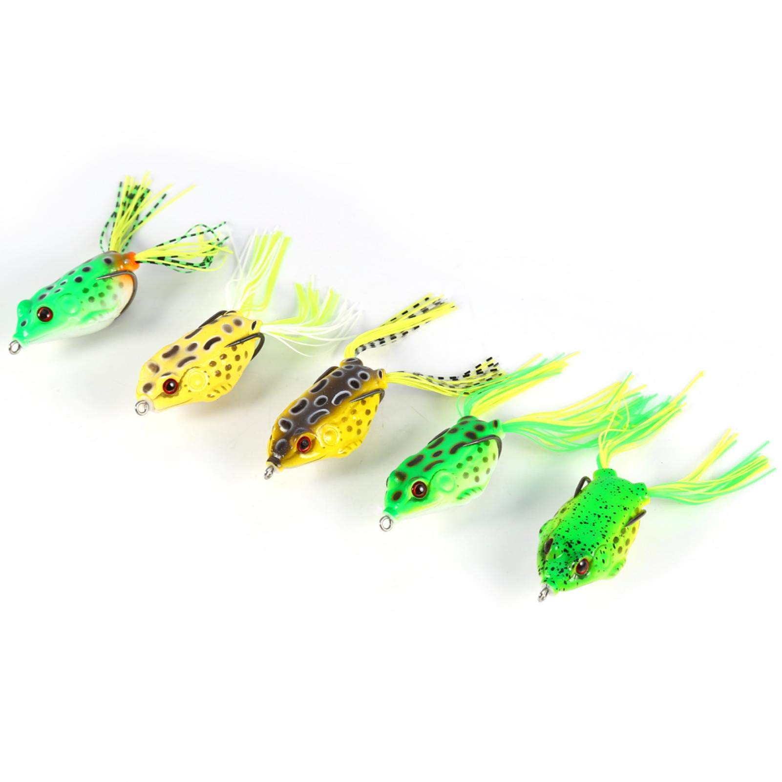 Kuuleyn Esche Bioniche Pesca 5 Pezzi Acqua Dolce Mare