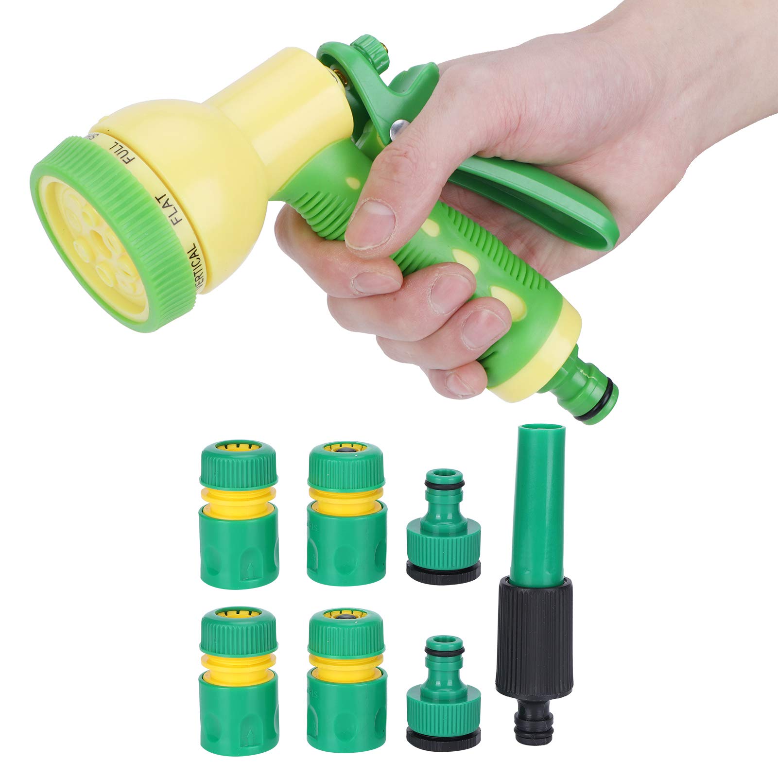 Kuuleyn Pistola Irrigazione Giardino 8 Getti Lancia Alta Pressione