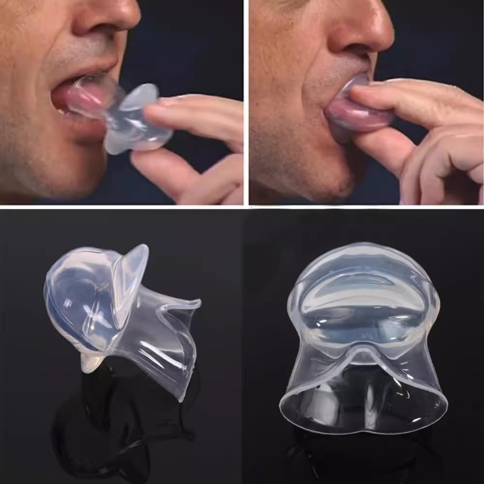 Kuuleyn Coprilingua Antirussamento Silicone Trasparente Box