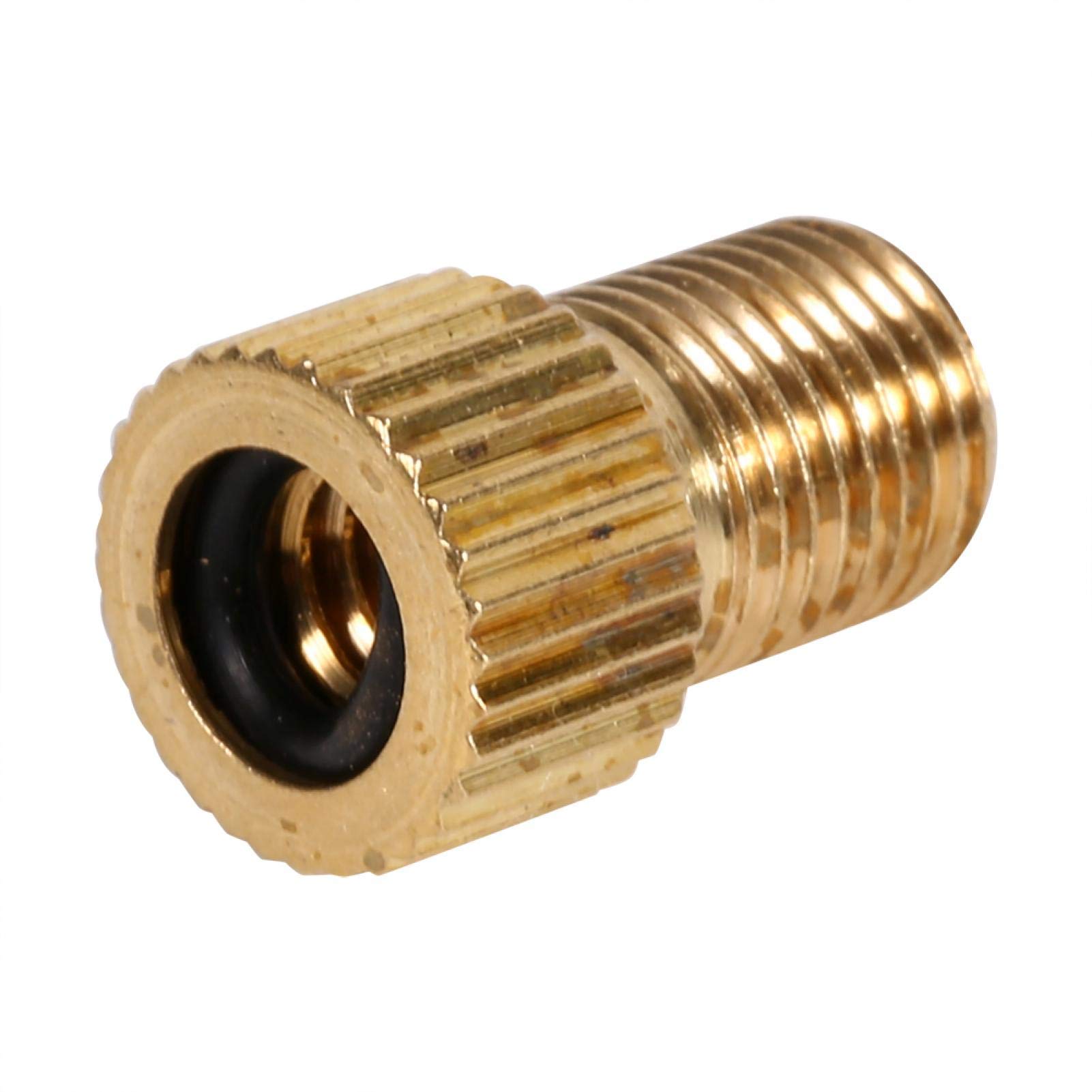 Kuuleyn Adattatore Valvola Bici Presta-Schrader Oro 1pz