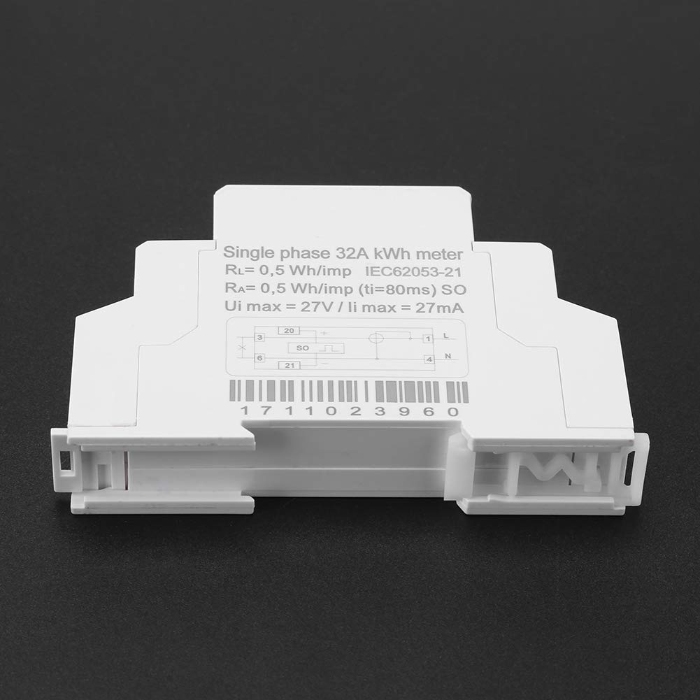 Kuuleyn Contatore Elettrico Monofase 5-32A LCD 220V