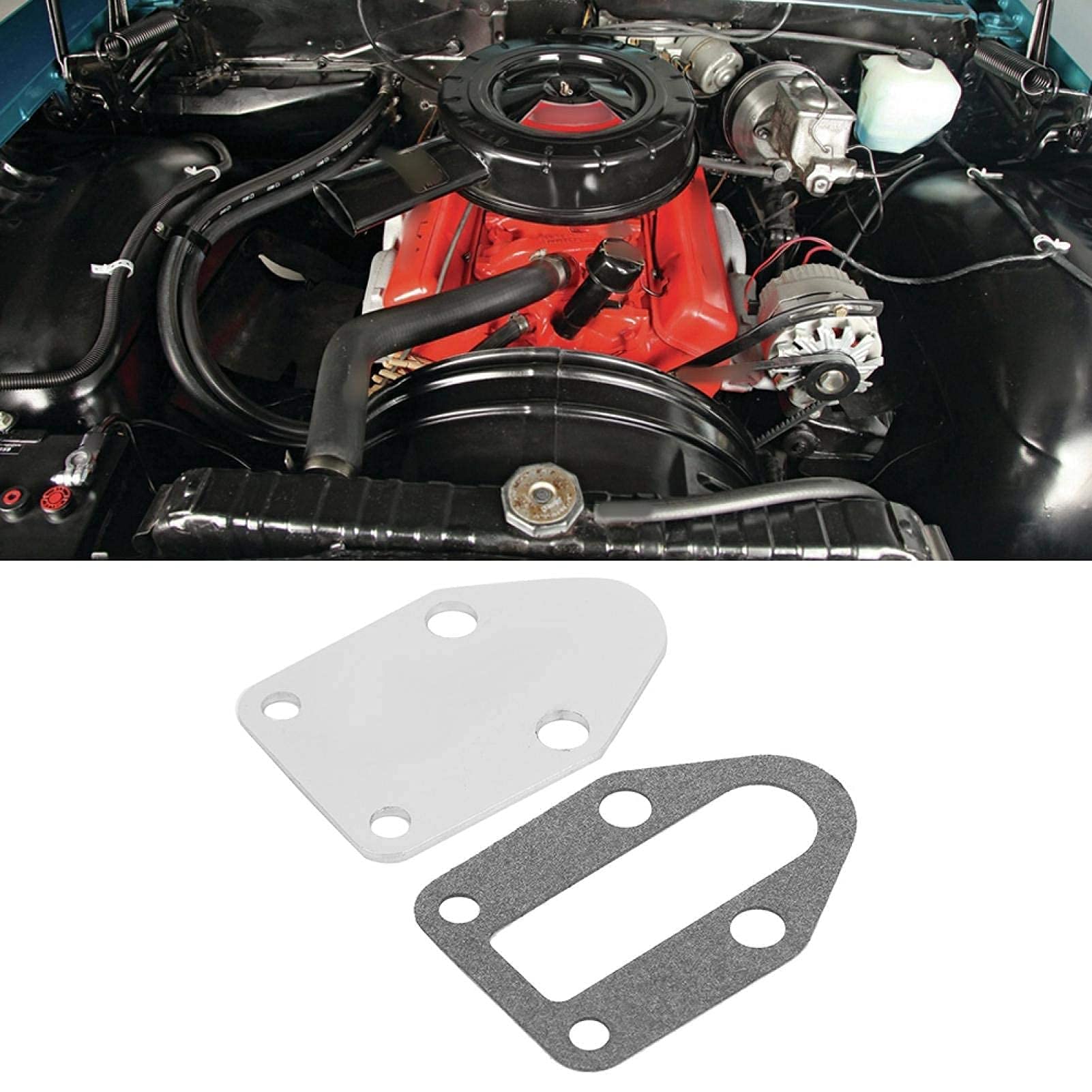Kuuleyn piastra pompa carburante cromata motori SB
