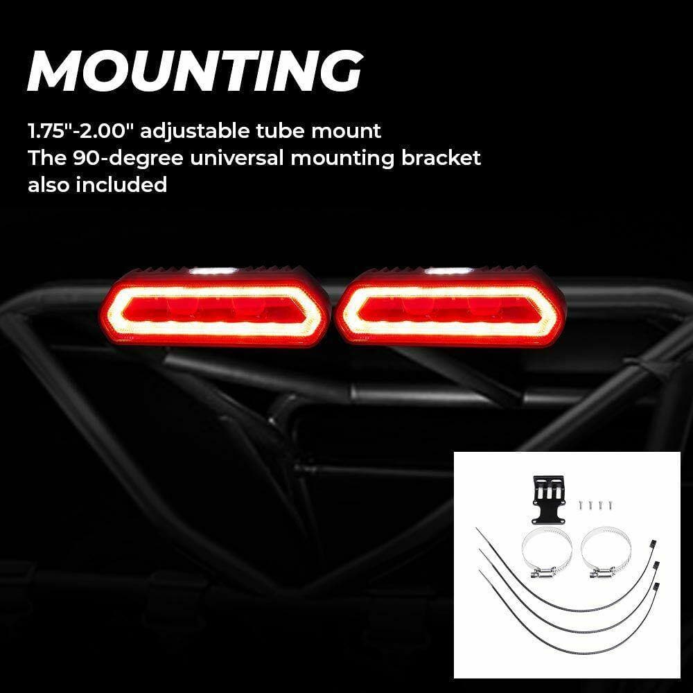 KEMIMOTO Chase luce posteriore roll-bar UTV 1 pezzo LED