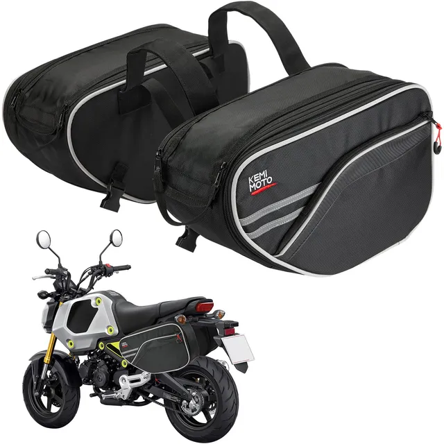 KEMIMOTO Borse Laterali Moto Impermeabili 30L per Grom