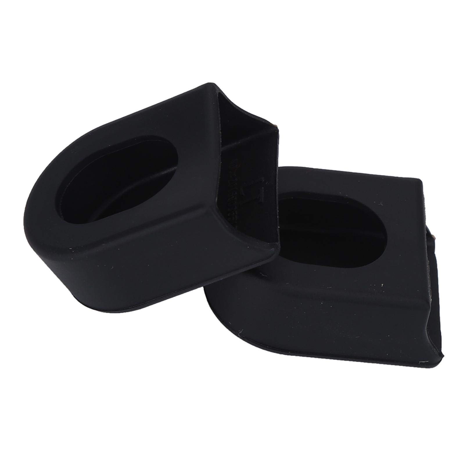 Kuuleyn copri pedivella bici 2 pezzi nero in silicone