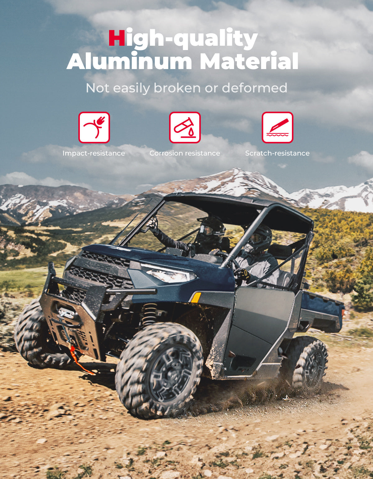 KEMIMOTO Ranger XP 1000 mezze porte alluminio con finestra