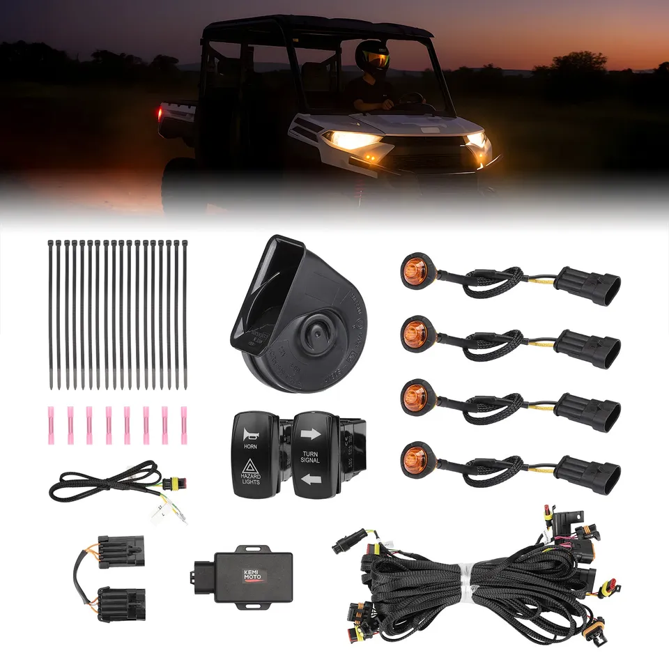 KEMIMOTO Kit Frecce UTV Ranger RZR XP 1000 con Clacson