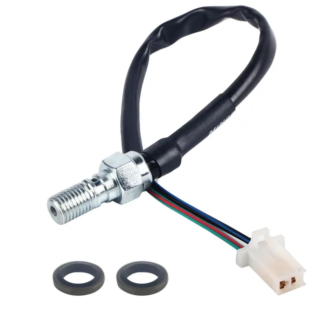Kuuleyn Interruttore Freno Idraulico Moto M10x1.25 Testa Dritta