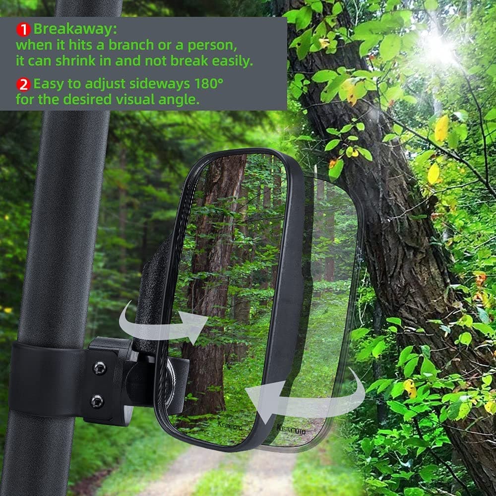 KEMIMOTO BZH0221-02 Specchi UTV 3 Pezzi Antiriflesso
