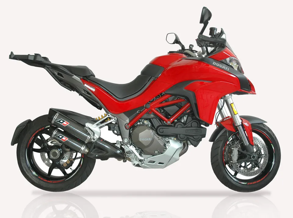 QD Exhaust Multistrada 1200 scarico Magnum carbonio 2 in 2
